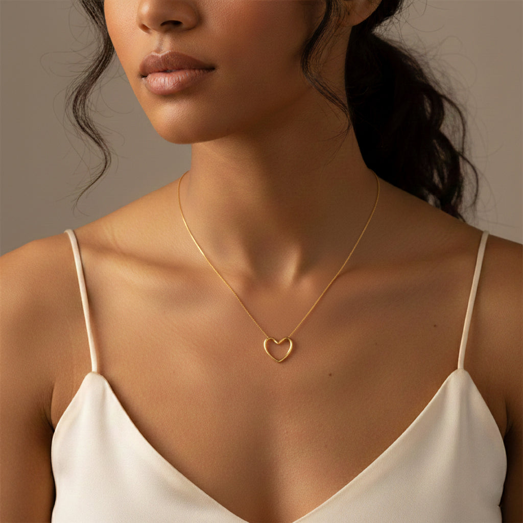 Heart Anti tarnish Pendant Necklace