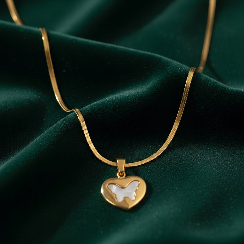 Butterfly Anti tarnish Pendant Necklace